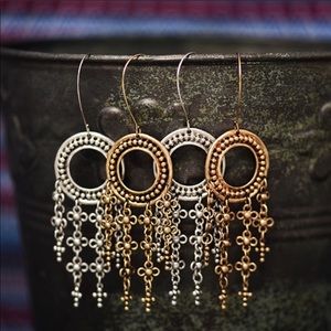 Moroccan dangle earrings. NWB.
